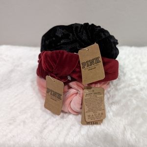 Victoria Secret PINK Velvet Headband Bundle